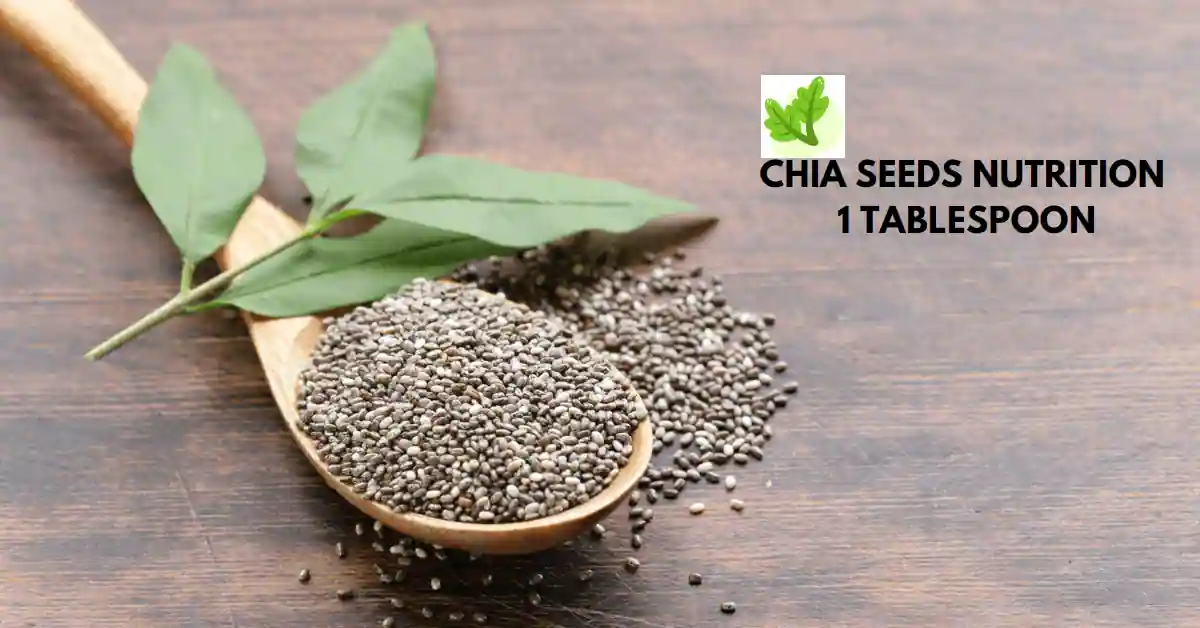 Chia Seeds Nutrition 1 Tablespoon