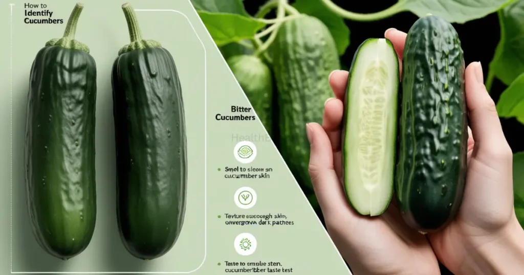 How to identify bitter cucumbers